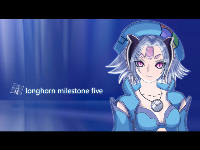 Longhorn milestone synchromism epylon portrait free wallpaper for desktop - medium preview image