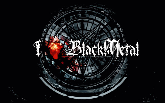 Black metal logo red heart free wallpaper for desktop - medium preview image