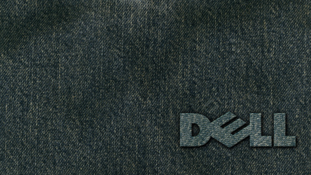 Dell logo dark background white free wallpaper for desktop - medium preview image