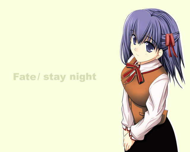 Fate stay night ayako rokkaku free wallpaper for desktop - medium preview image