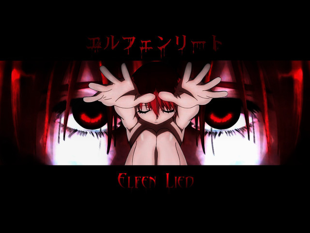 Creepy anime girl red eyes free wallpaper for desktop - medium preview image
