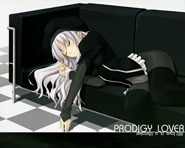 Woman laying couch argyle silver free wallpaper for desktop - medium preview image