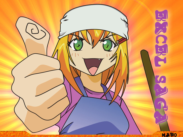 Cartoon hat apron blonde blush free wallpaper for desktop - medium preview image