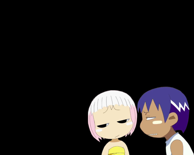 Anime characters dark cellphone camera free wallpaper for desktop - medium preview image