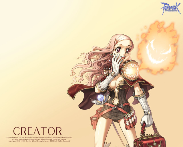 Woman clock suitcase fantasy armor free wallpaper for desktop - medium preview image