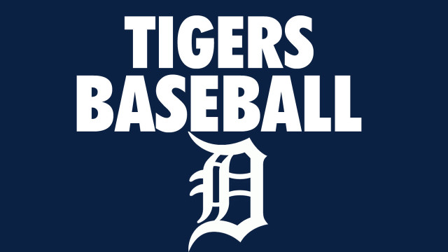 Tigers baseball team logo bat free wallpaper for desktop - medium preview image