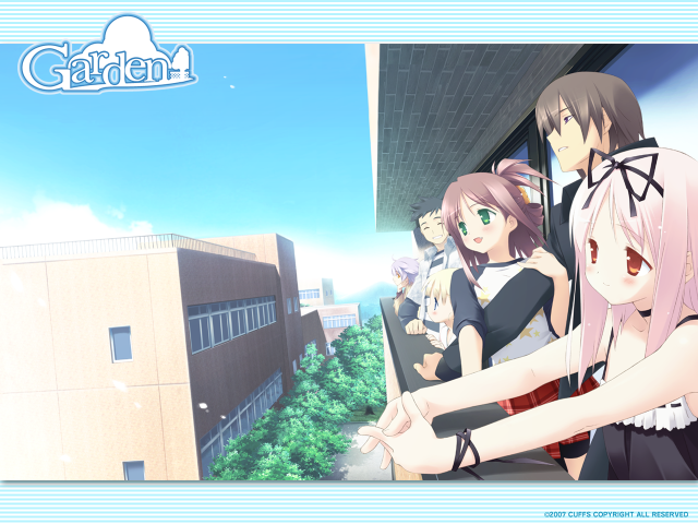 Garden people outdoors blue sky free wallpaper for desktop - medium preview image