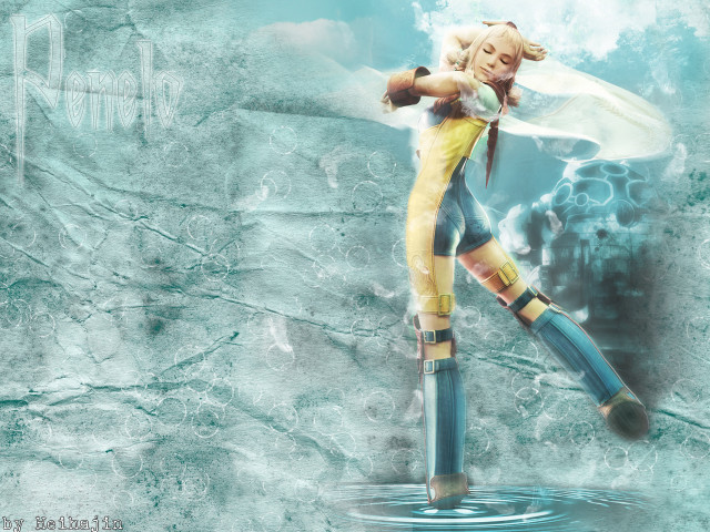 Girl sword water skull sky free wallpaper for desktop - medium preview image