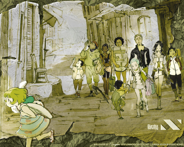 Group people street building child free wallpaper for desktop - medium preview image