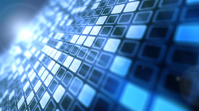 Blue white background squares lines free wallpaper for desktop - medium preview image