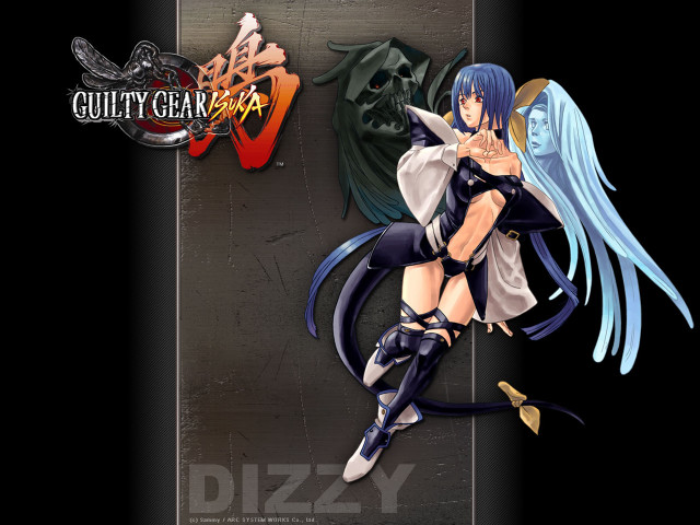 Blue haired girl sword demon free wallpaper for desktop - medium preview image