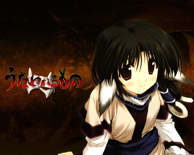 Anime blackhair sword redtext ayako free wallpaper for desktop - medium preview image