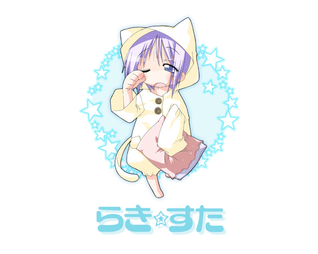 Cartoon cat star anime hood free wallpaper for desktop - medium preview image