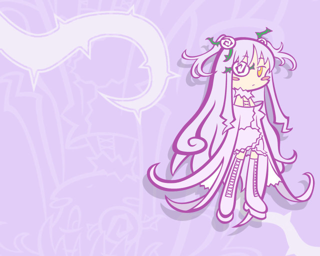 Cartoon character purple background white #3 free wallpaper for desktop - medium preview image