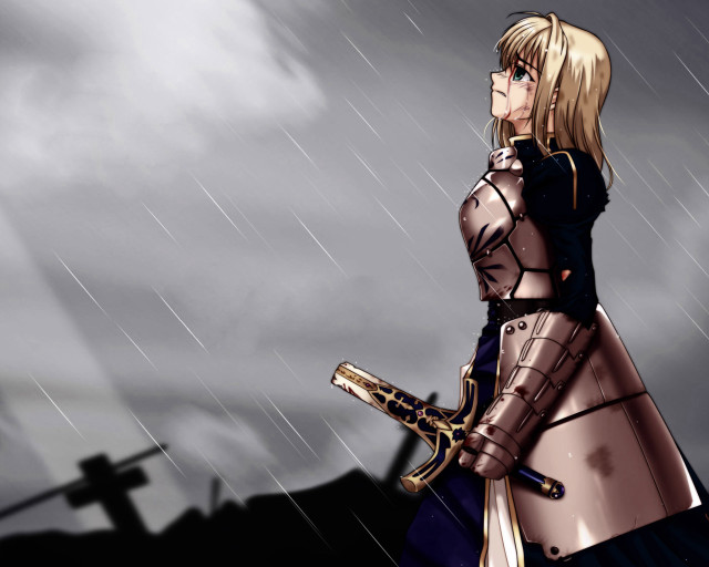 Armor rain sword gothic manga free wallpaper for desktop - medium preview image