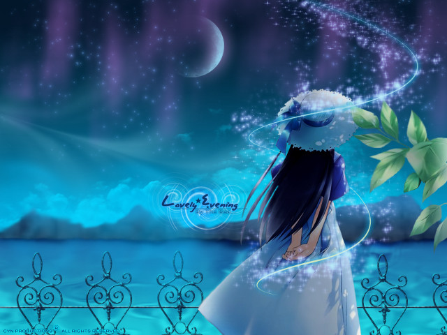 Woman white dress hat flower #3 free wallpaper for desktop - medium preview image