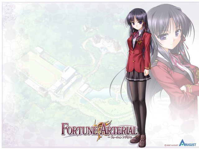 Anime characters redjacket longhair portrait free wallpaper for desktop - medium preview image