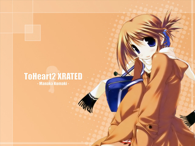 Woman coat gloves phone smile free wallpaper for desktop - medium preview image