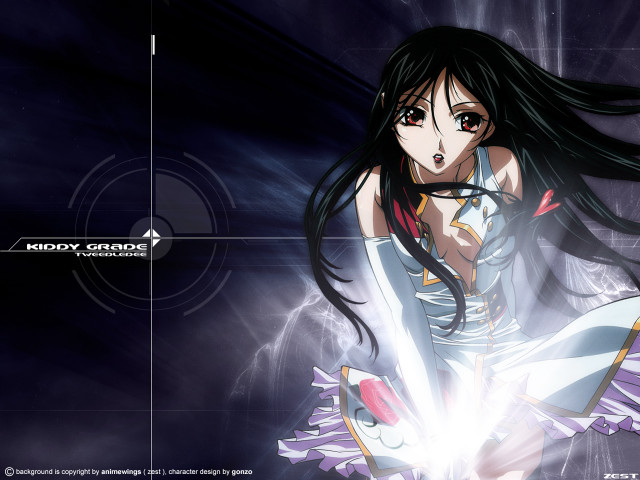 Anime girl black hair sword #2 free wallpaper for desktop - medium preview image