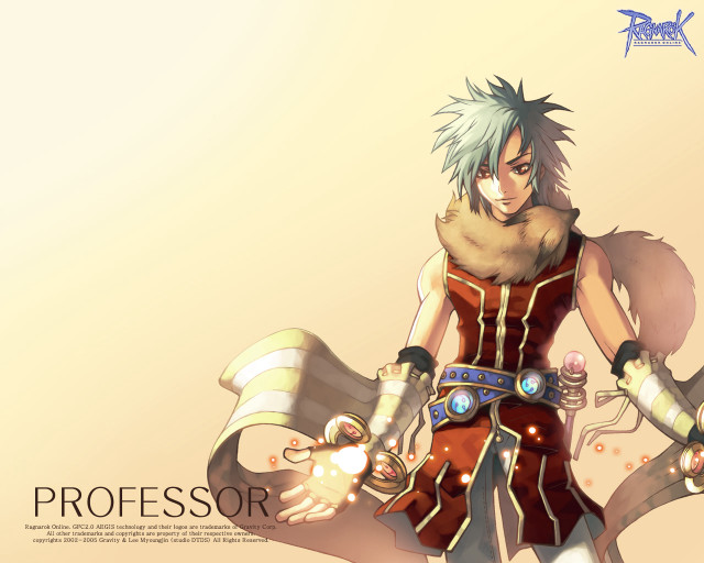 Professor anime fantasy portrait fur free wallpaper for desktop - medium preview image