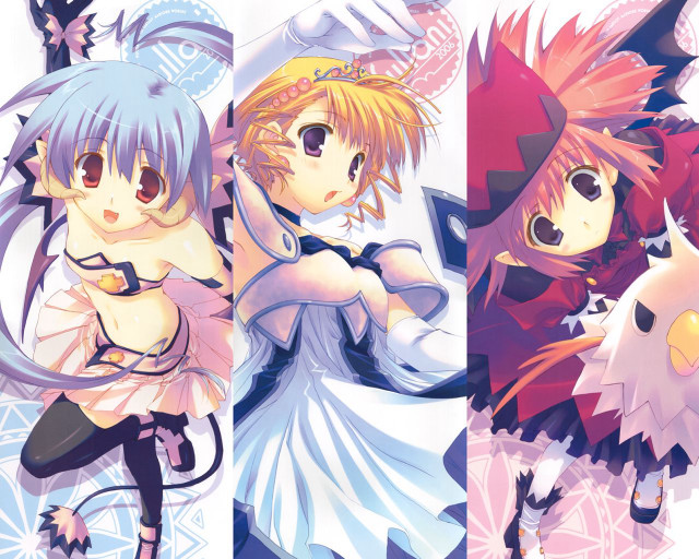 Anime characters bird demon wings free wallpaper for desktop - medium preview image