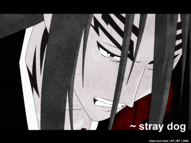 Man longhair redshirt blackbg anime free wallpaper for desktop - medium preview image