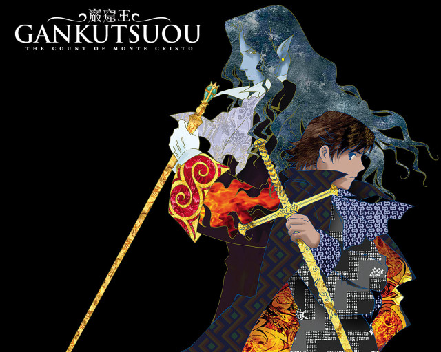 Man sword woman black background free wallpaper for desktop - medium preview image