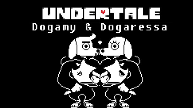 Pixel art two dogs with free wallpaper for desktop - medium preview image