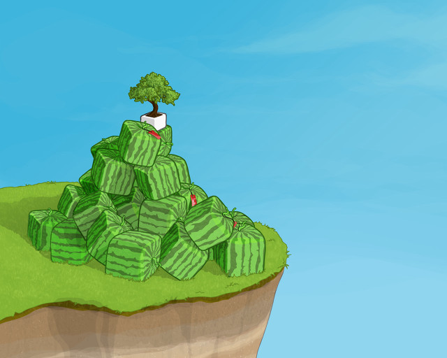 Cartoon tree hill plant pokemon free wallpaper for desktop - medium preview image