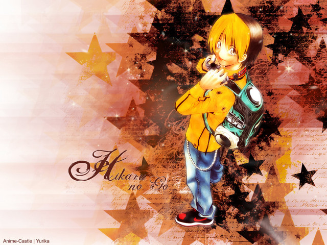 Cartoon boy star background autumn free wallpaper for desktop - medium preview image