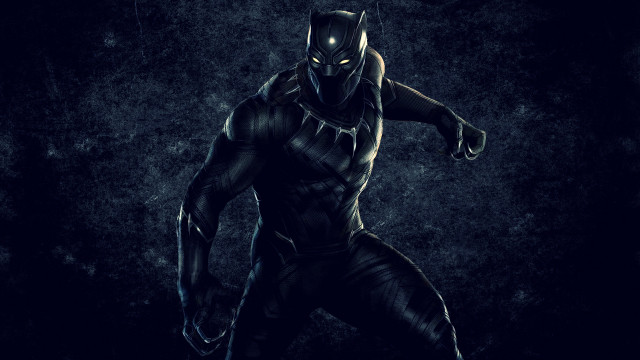 Black panther dark arm out free wallpaper for desktop - medium preview image