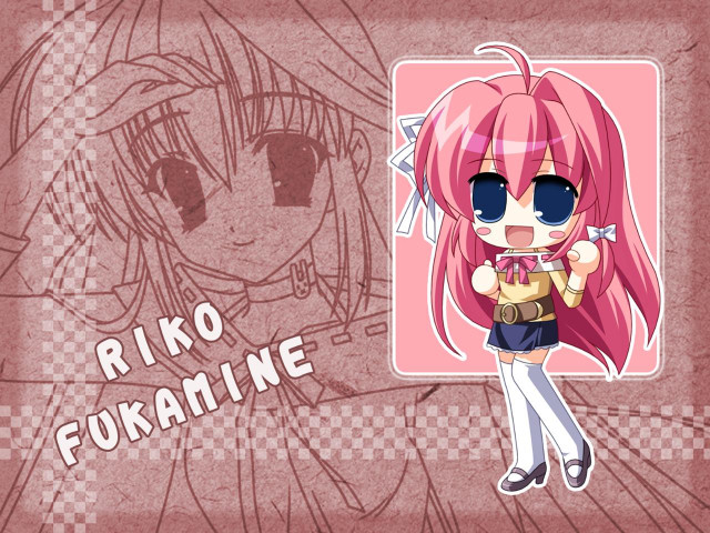 Pink haired anime girl eizan free wallpaper for desktop - medium preview image