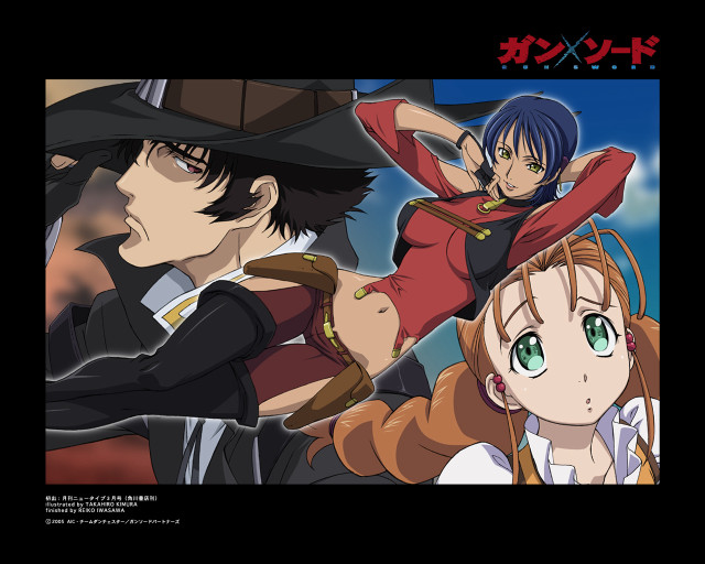 Anime characters hats costumes gun free wallpaper for desktop - medium preview image