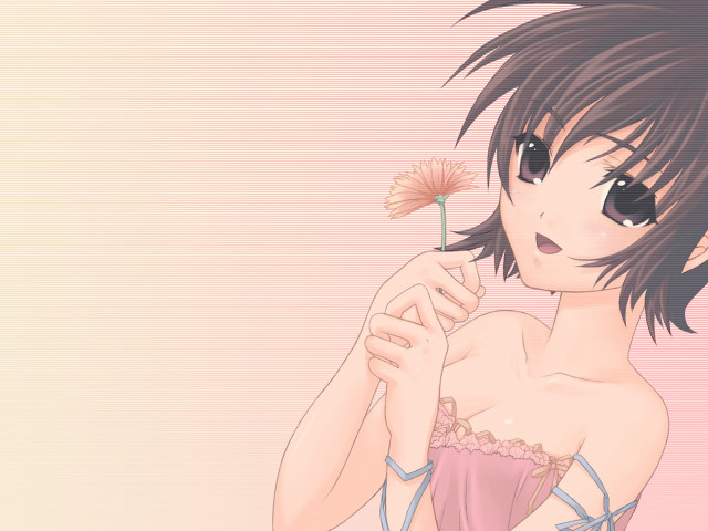 Alice prin flower pink anime free wallpaper for desktop - medium preview image