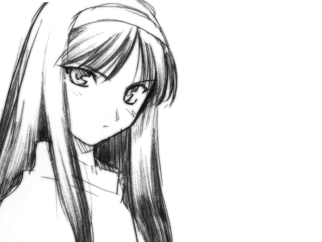 Ayako rokkaku anime style girl free wallpaper for desktop - medium preview image