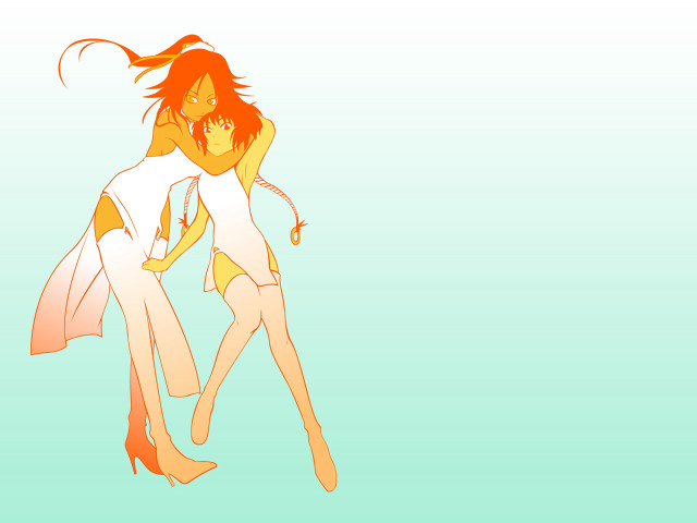 Woman girl white dress vorticism free wallpaper for desktop - medium preview image