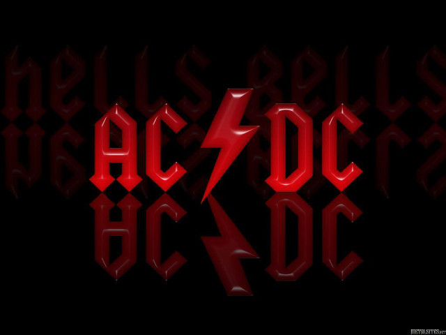 Red black logo acdc lightning free wallpaper for desktop - medium preview image