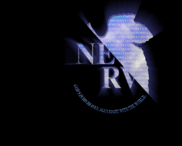 Blue angel dark background text free wallpaper for desktop - medium preview image