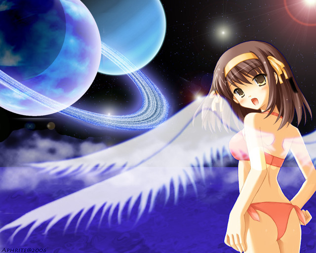 Alice prin girl bikini space free wallpaper for desktop - medium preview image