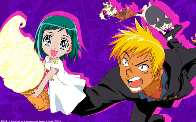 Cartoon character cat demon girl free wallpaper for desktop - medium preview image