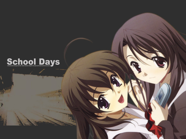 Two girls kyoto animation school free wallpaper for desktop - medium preview image
