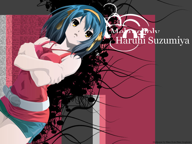 Blue hair girl tennis racket free wallpaper for desktop - medium preview image