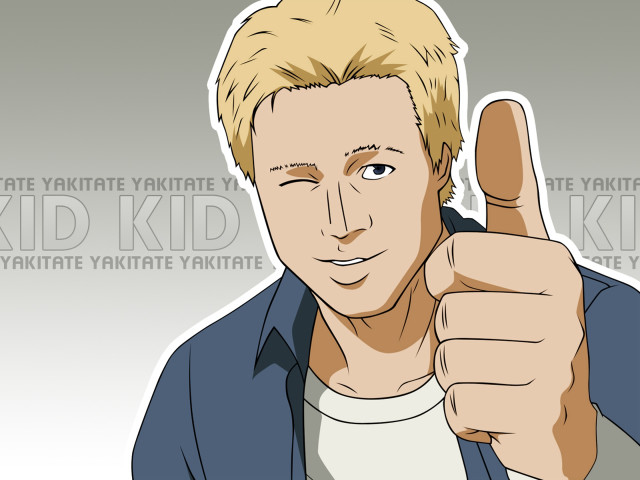Man thumbs up blonde jacket free wallpaper for desktop - medium preview image