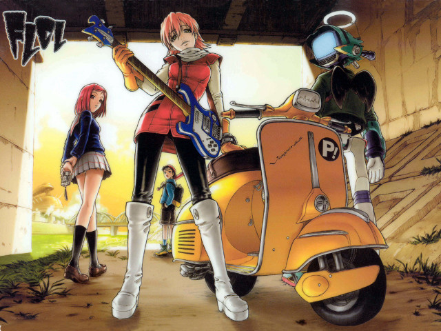 Anime group scooter guitar album free wallpaper for desktop - medium preview image