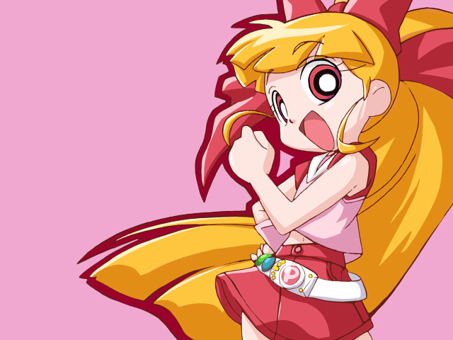 Cartoon girl pink background alice free wallpaper for desktop - medium preview image