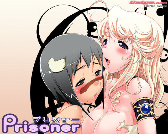 Cartoon hugging women blackwhite swirls free wallpaper for desktop - medium preview image