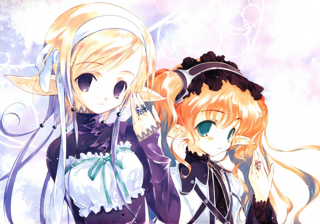 Anime girls longhair blueeyes lolita free wallpaper for desktop - medium preview image