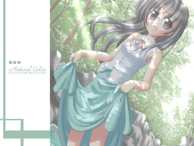 Girl dress tree outdoors blush free wallpaper for desktop - medium preview image