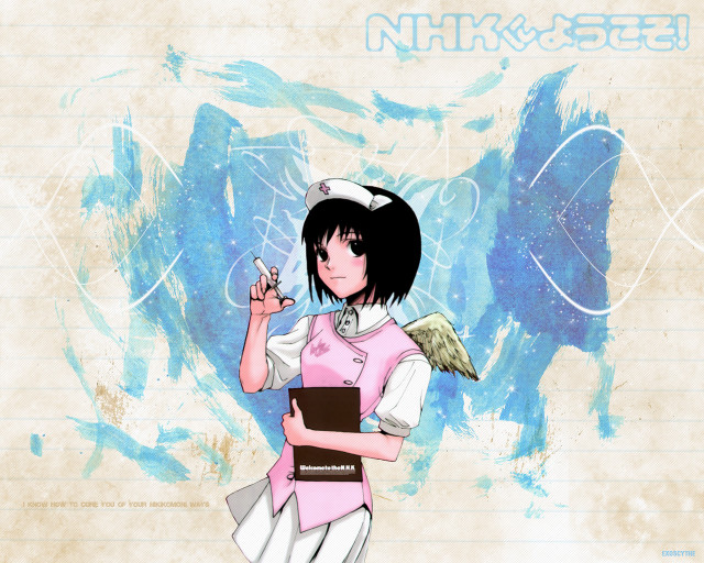 Ayako rokkaku cartoon nurse angel free wallpaper for desktop - medium preview image
