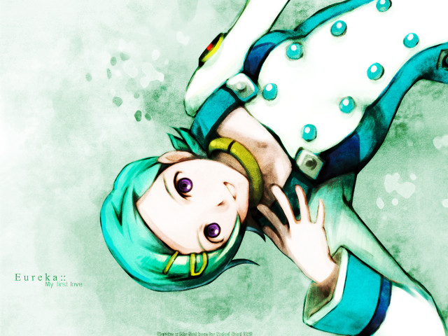 Floating aqua holography kasuma eizan free wallpaper for desktop - medium preview image